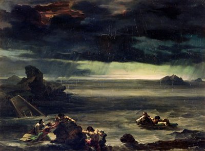 Escena del Diluvio de Theodore Gericault