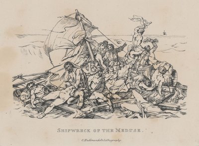 El naufragio de la Medusa (La Radeau de la Méduse) de Theodore Gericault