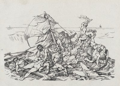 Naufragio de la Medusa, 1820 de Theodore Gericault