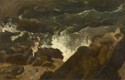 Naufragio en una playa de Theodore Gericault