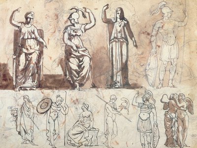 Estudio de modelos antiguos de Theodore Gericault