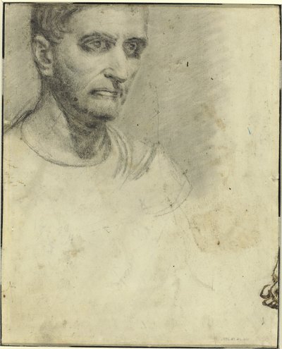 Estudio de un hombre (verso) de Theodore Gericault