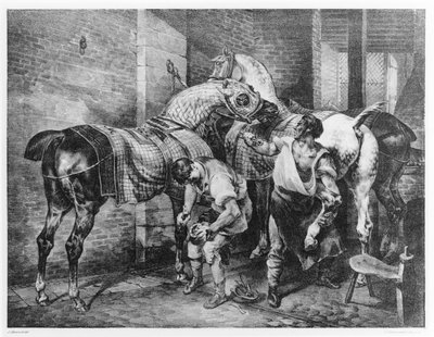 El herrador inglés de Theodore Gericault