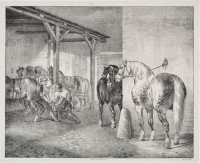 El cobertizo de Ferrier de Theodore Gericault