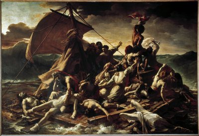 La Balsa de la Medusa - óleo sobre lienzo de Theodore Gericault