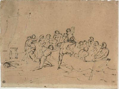 El rescate de los supervivientes de la Balsa de la Medusa de Theodore Gericault
