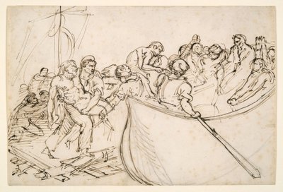 El rescate de los supervivientes de la balsa de la Medusa de Theodore Gericault
