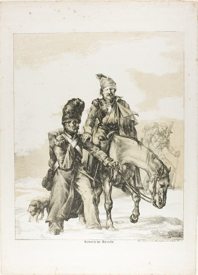 El regreso de Rusia de Theodore Gericault