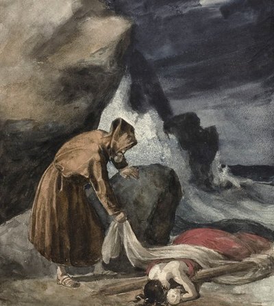 La tempestad, c.1821-23 de Theodore Gericault