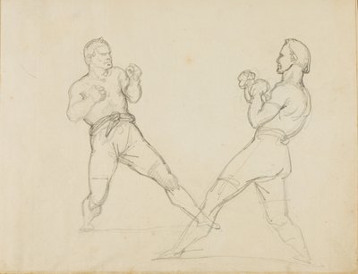 Combate entre dos boxeadores de Theodore Gericault