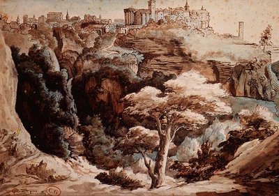 Vista de Tívoli de Theodore Gericault
