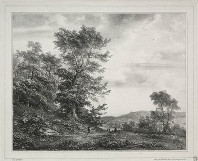 Paisaje con Figuras de Theodore Gudin