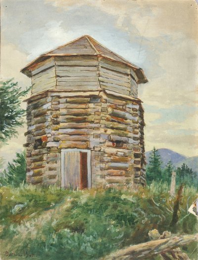 Casa de bloques rusa, Alaska, 1900 de Theodore J. Richardson