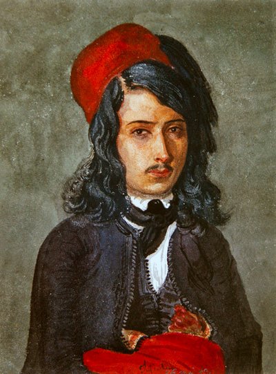Retrato de un joven judío tunecino de Theodore Leblanc