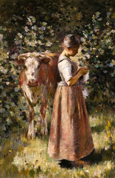 La Vaquera, ca. 1888 de Theodore Robinson