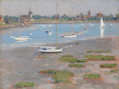 Marea Baja, Club de Yates Riverside, 1894 de Theodore Robinson