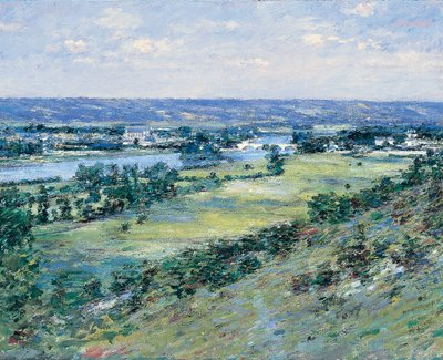 El valle del Sena, desde las colinas de Giverny, 1892 de Theodore Robinson