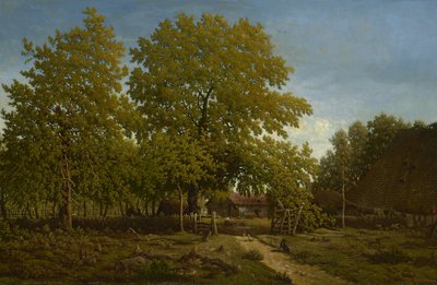 Granja en las Landas, 1844-67 de Pierre Etienne Theodore Rousseau