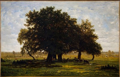 Grupo de robles, Apremont de Pierre Etienne Theodore Rousseau
