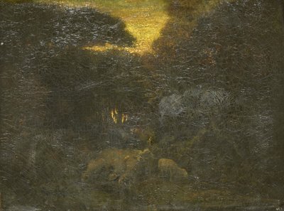 La garganta del lobo de Theodore Rousseau