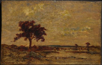 Pantanos, sin fecha (óleo sobre panel de madera) de Theodore Rousseau
