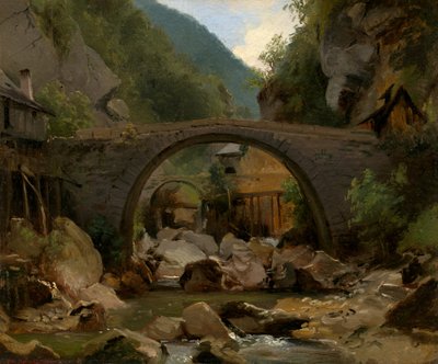 Arroyo de Montaña en Auvernia de Theodore Rousseau