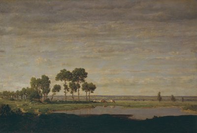 Primavera, estanque de Theodore Rousseau