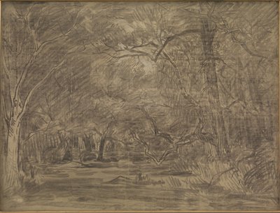 El interior de un bosque de Theodore Rousseau