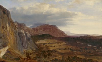 Vista de Saleve, cerca de Ginebra de Theodore Rousseau