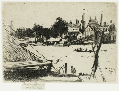Battersea desde Chelsea de Theodore Roussel