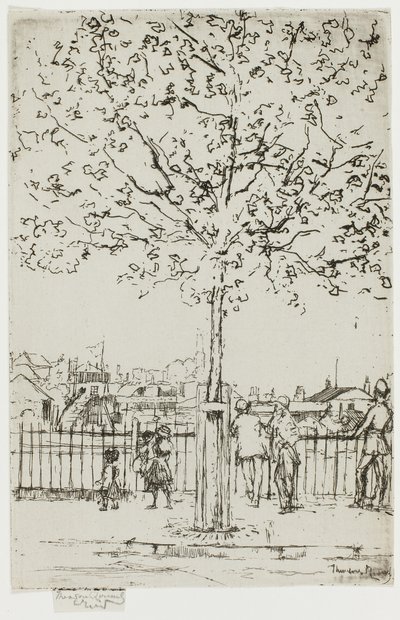 Chelsea Embankment, junio, 5 p.m., 1889 de Theodore Roussel