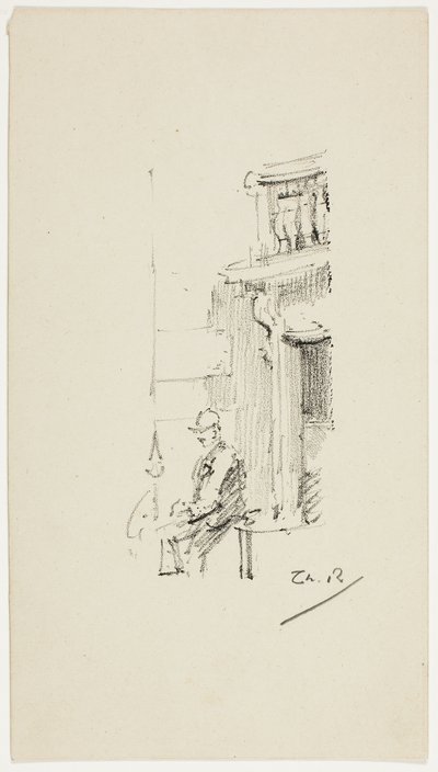 Figura y puerta de Theodore Roussel