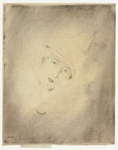 Pierrot, Retrato de la Dama A. C. de Theodore Roussel