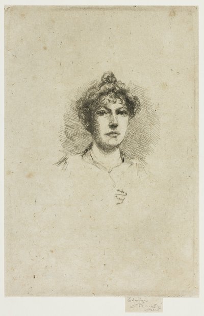 Retrato de la Señorita Edith Austin de Theodore Roussel