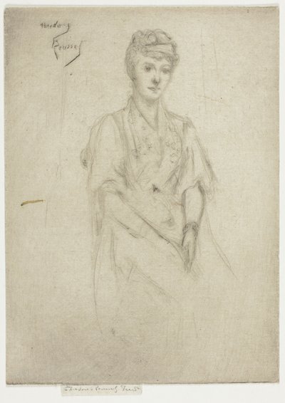 Retrato de la Sra. Cyprian Williams con disfraz de Theodore Roussel
