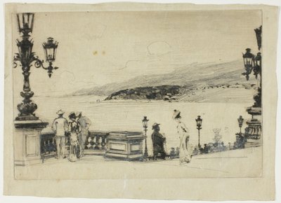 Estudio para La Terraza, Monte Carlo de Theodore Roussel
