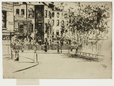 La Esquina de Cheyne Walk, Chelsea de Theodore Roussel