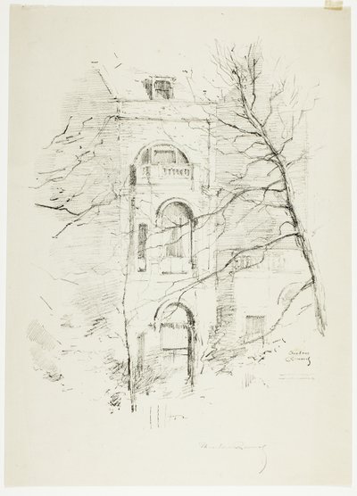 Invierno, Una Casa en Green Park de Theodore Roussel