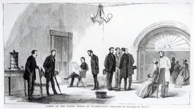 Vestíbulo de la Casa Blanca en Washington de Theodore Russell Davis