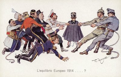 Primera Guerra Mundial, aliados jugando tira y afloja con las Potencias Centrales de Theodore Zasche