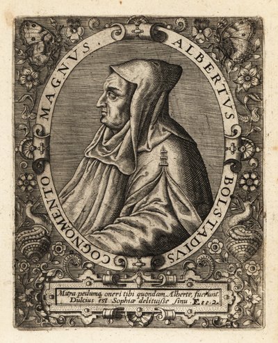 Albertus Magnus, obispo católico alemán de Theodore de Bry