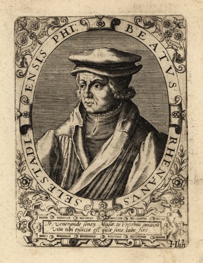 Beatus Bild, humanista alemán de Theodore de Bry