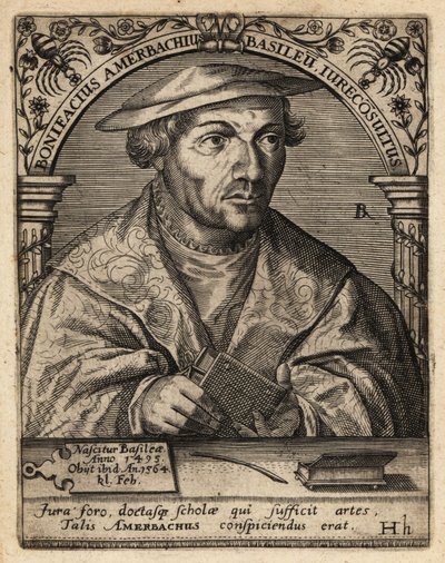 Bonifacius Amerbach de Theodore de Bry