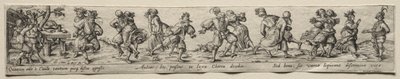 Danza de campesinos de Theodore de Bry