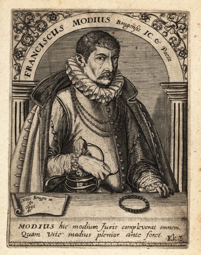 Francois Modius, jurista y humanista flamenco de Theodore de Bry