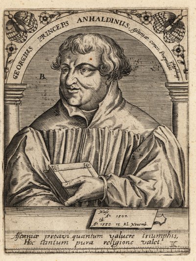 George III, príncipe de Anhalt-Dessau de Theodore de Bry