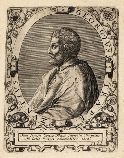 George de Trebisonda, filósofo griego de Theodore de Bry