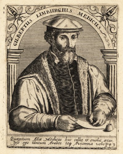 Gilbert Fusch de Limburg, médico holandés, 1504-1567 de Theodore de Bry
