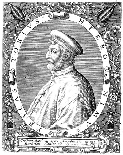 Girolamo Frascatoro, médico, poeta y astrónomo italiano, finales del siglo XVI de Theodore de Bry