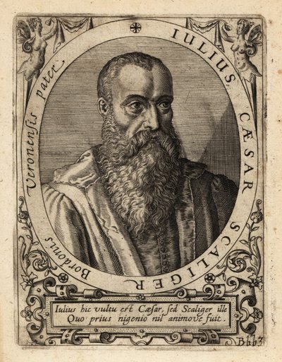 Giulio Cesare della Scala, erudito italiano de Theodore de Bry